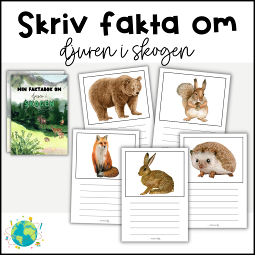 Min faktabok om djuren i skogen