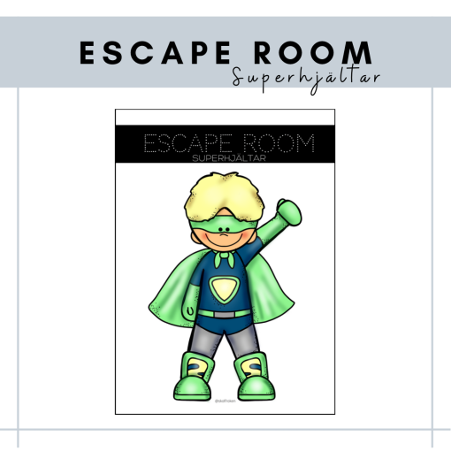 Escape room - superhjältar