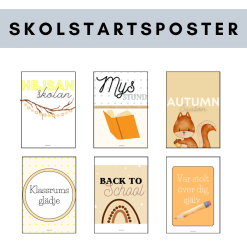 Skolstartsposter