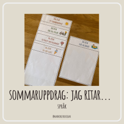 Sommaruppdrag: jag ritar...