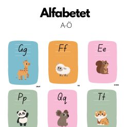 Alfabetet - A4 storlek