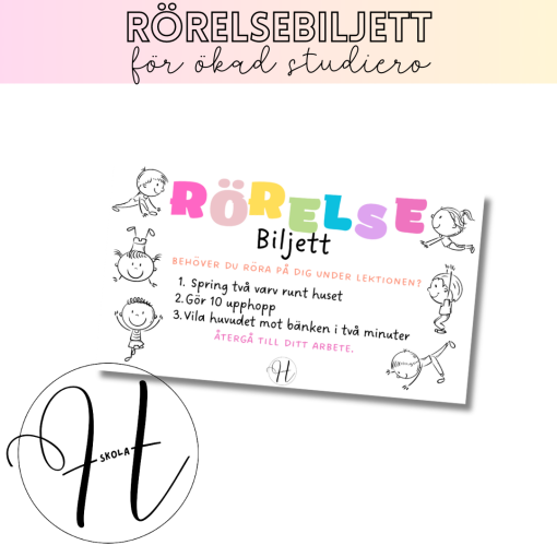 Rörelsebiljett redigerbar