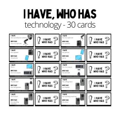 I have, who has domino - technology 30 cards