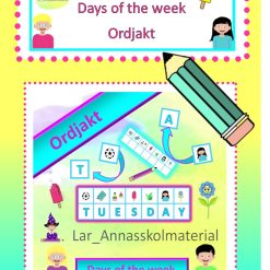 Ordjakt Engelska Days of the week