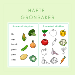 Häfte grönsaker