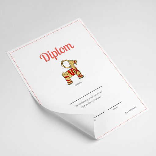 Diplom jullovsbingo