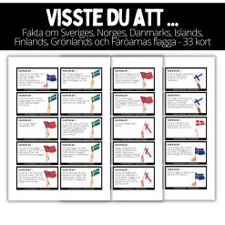 Visste du att ... 33 talkort (Flaggor 1)