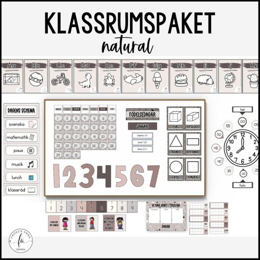 GIGANTISKT klassrumspaket: Natural