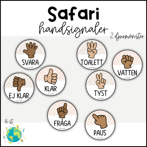 Safari - Handsignaler