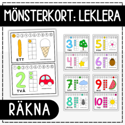 Räkna med leklera eller trolldeg