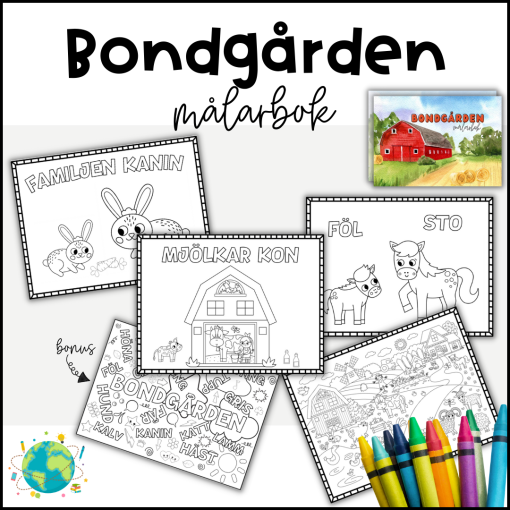 Bondgården 2023 - Målarbok