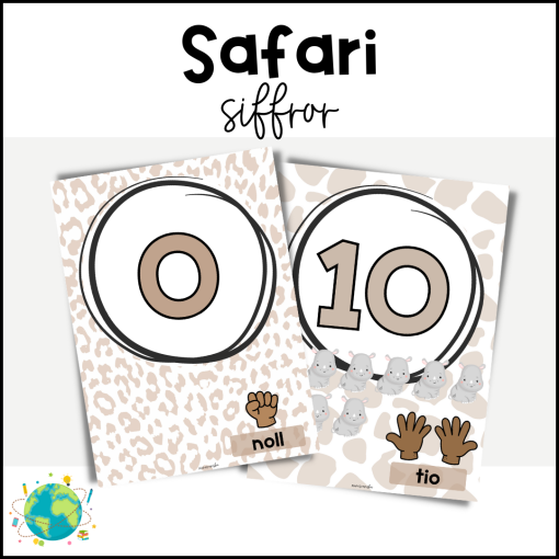 Safari - Siffror 0-10