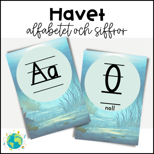 Havet - Alfabetet och siffror