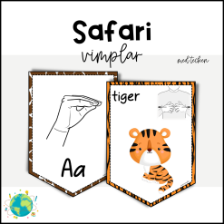 Safari - Alfabetet med tecken