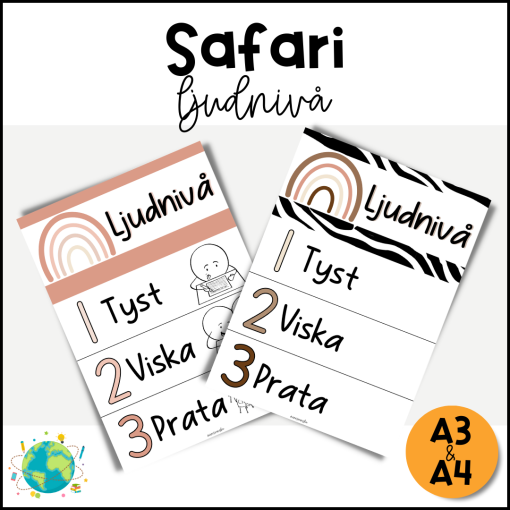 Safari - Ljudnivå