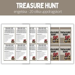 Treasure hunt - 20 olika uppdragskort