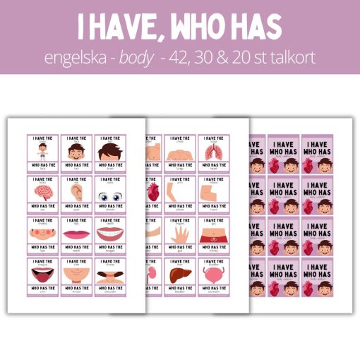 I have, who has domino - body - 42, 30 / 20 talkort