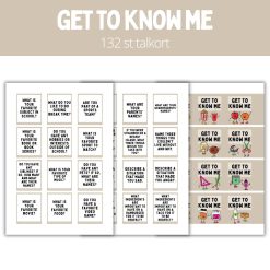 Get to know me - 132 st talkort