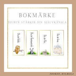 Bokmärke: Söta djur