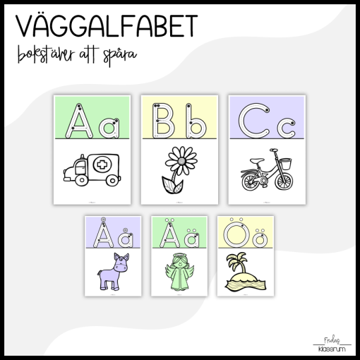 HAPPY: Väggalfabet