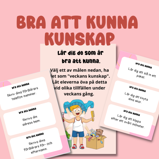 Bra att kunna