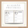 Klassrådsprotokoll