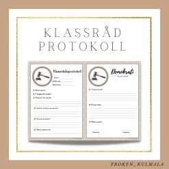 Klassrådsprotokoll