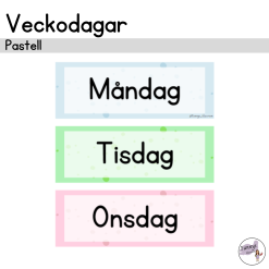 Veckodagar