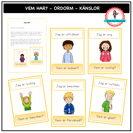 Ordorm - Vem har? - känslor