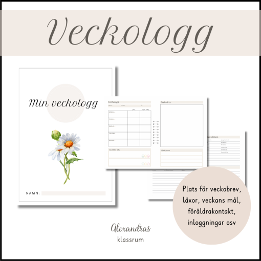 Veckologg - Veckobrev