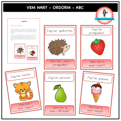 Ordorm - Vem har? - alfabetet