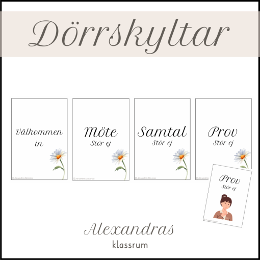 Dörrskyltar