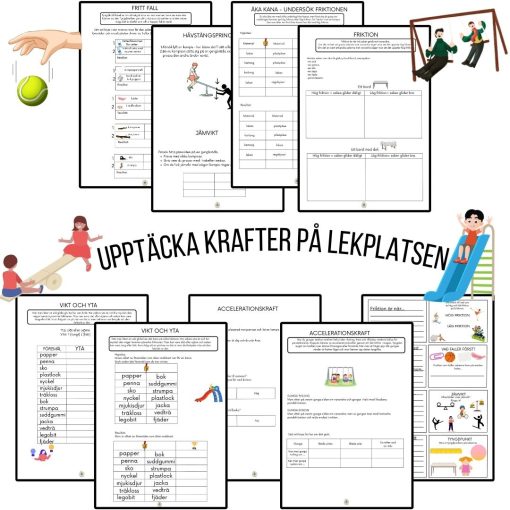 Upptäcka krafter på lekplatsen