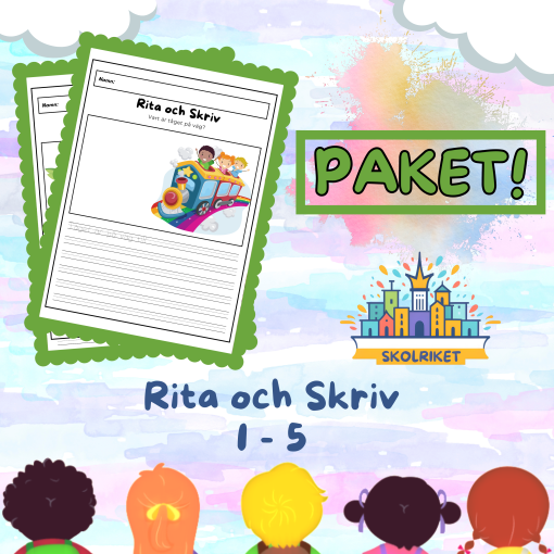 Rita och Skriv 1 - 5 Paket