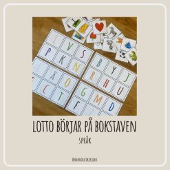 Lotto börjar på bokstaven - VERSALER