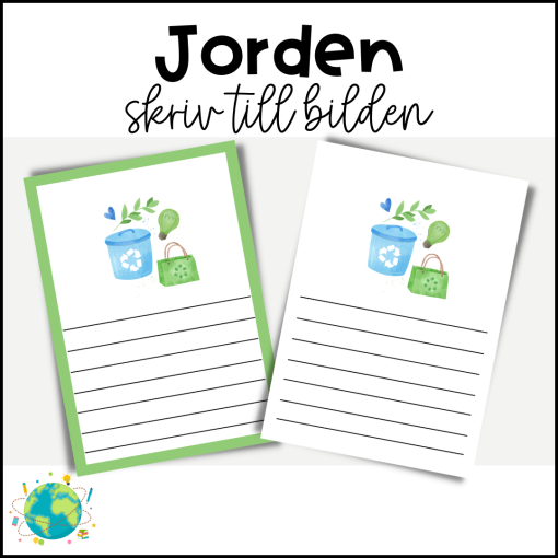 Jorden - Skriv till bilden