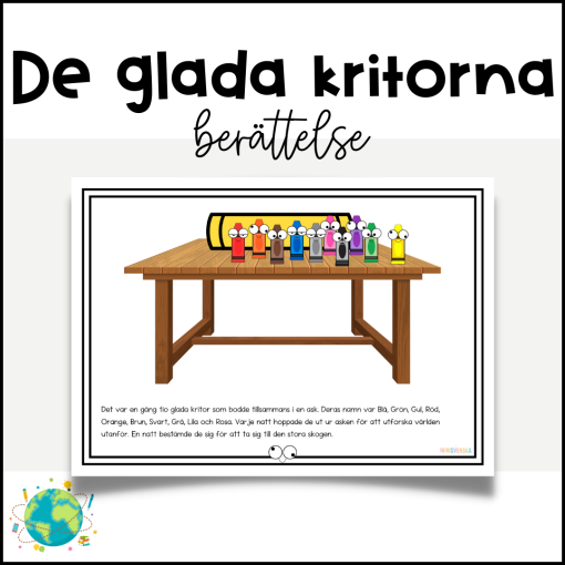 De glada kritorna - Berättelse