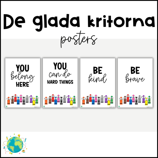 De glada kritorna - Posters