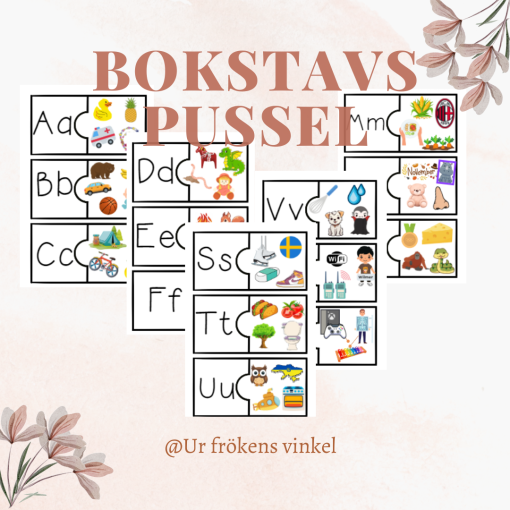 Alfabetet - Pussel