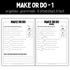 Arbetshäfte 1 - 16 sidor - make or do
