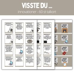 Visste du att ... 60 talkort - Innovationer 2