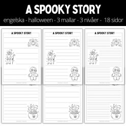 A spooky story - 3 mallar - 3 nivåer - 18 sidor