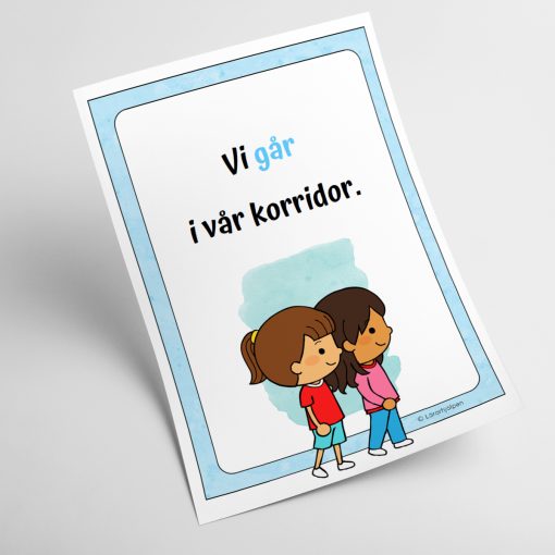 Skylt - korridor