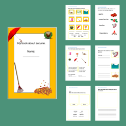 Workbook about autumn.