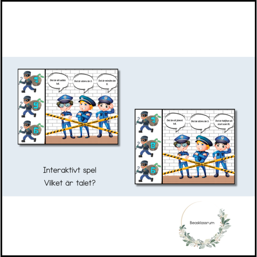 Interaktivt spel - vilket är talet?