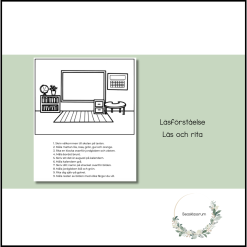 Läsförståelse - läs och rita