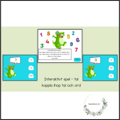 Interaktivt spel - krokodilens tal