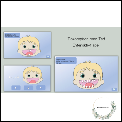 Tiokompisar med Tandis - interaktivt spel