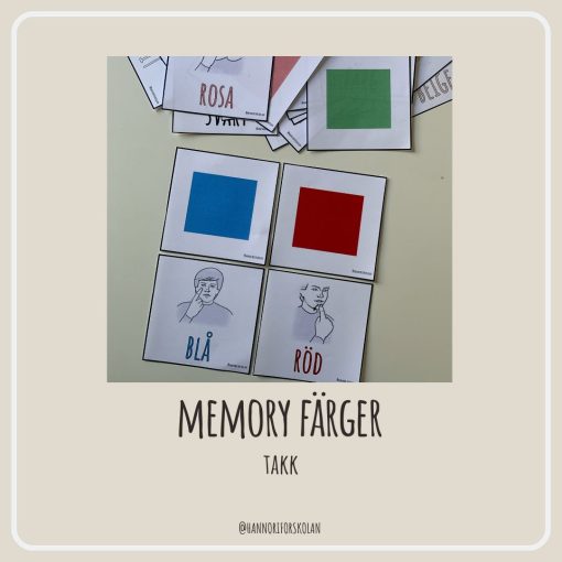 TAKK memory färger