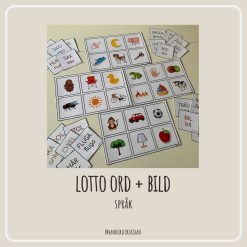 Lotto ord + bild